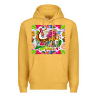 Mustard summer time Premium Hoodie - CowhideDigitalArt