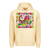 Pina Colada summer time Premium Hoodie - CowhideDigitalArt