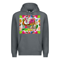 Rock summer time Premium Hoodie - CowhideDigitalArt