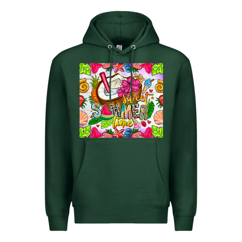 Summer Time Premium Hoodie by CowhideDigitalArt | Teevron
