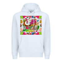White summer time Premium Hoodie - CowhideDigitalArt