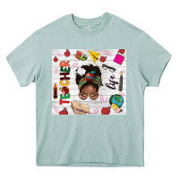 Arona afro teacher life Heavy Core Tee - NancyCooperArtShop