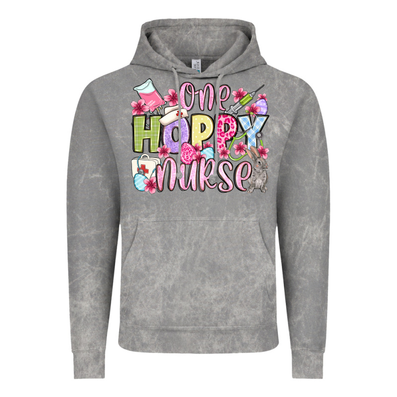 Easter Day One Hoppy Nurse Vintage Hoodie by OliviaCreatesArt | Teevron