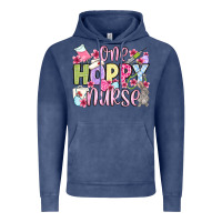 Vintage Denim Easter Day One hoppy Nurse Vintage Hoodie - OliviaCreatesArt