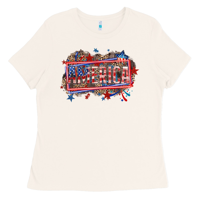 America Ladies Tee by HowdyJamesFarm | Teevron