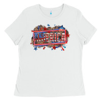 White America Ladies Tee - HowdyJamesFarm