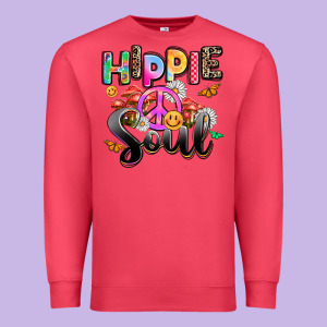 Hippie Soul Premium Sweatshirt Designed By Adodesignshop