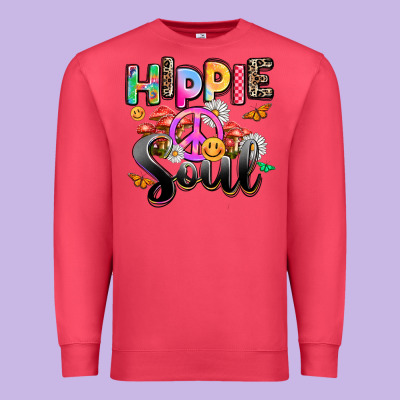 Hippie Soul Premium Sweatshirt Designed By Adodesignshop