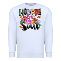 White hippie soul Premium Sweatshirt - AdoDesignShop