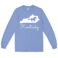 Colony Blue Kentucky Horse Map State , best gift, costume, halloween, xmas, christ Long Sleeve Tee - maiPhamDesign