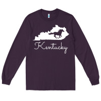 Plum Kentucky Horse Map State , best gift, costume, halloween, xmas, christ Long Sleeve Tee - maiPhamDesign