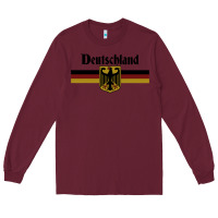 Burgundy DEUTSCHLAND Germany Flag Coat of Arms Eagle Banner Vintage , best gift Long Sleeve Tee - maiPhamDesign