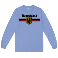 Colony Blue DEUTSCHLAND Germany Flag Coat of Arms Eagle Banner Vintage , best gift Long Sleeve Tee - maiPhamDesign