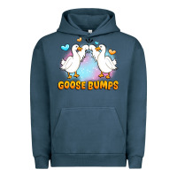 Pigment Midnight Navy goose bumps Urban Hoodie - JahusDesignShop