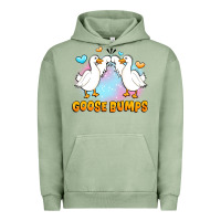 Pigment Oil Green goose bumps Urban Hoodie - JahusDesignShop