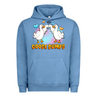 Pigment Pebble Blue goose bumps Urban Hoodie - JahusDesignShop