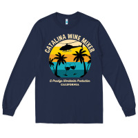 Navy Catalina mixer wine , best gift, costume, halloween, xmas, christmas,  Long Sleeve Tee - maiPhamDesign