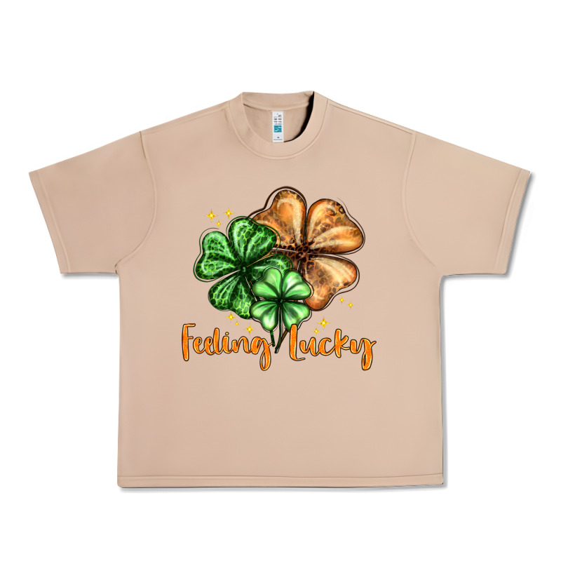Feeling Lucky With Clover Urban Heavy Tee by HowdyJamesFarm | Teevron