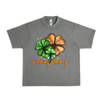 Tornado Feeling lucky with clover Urban Heavy Tee - HowdyJamesFarm
