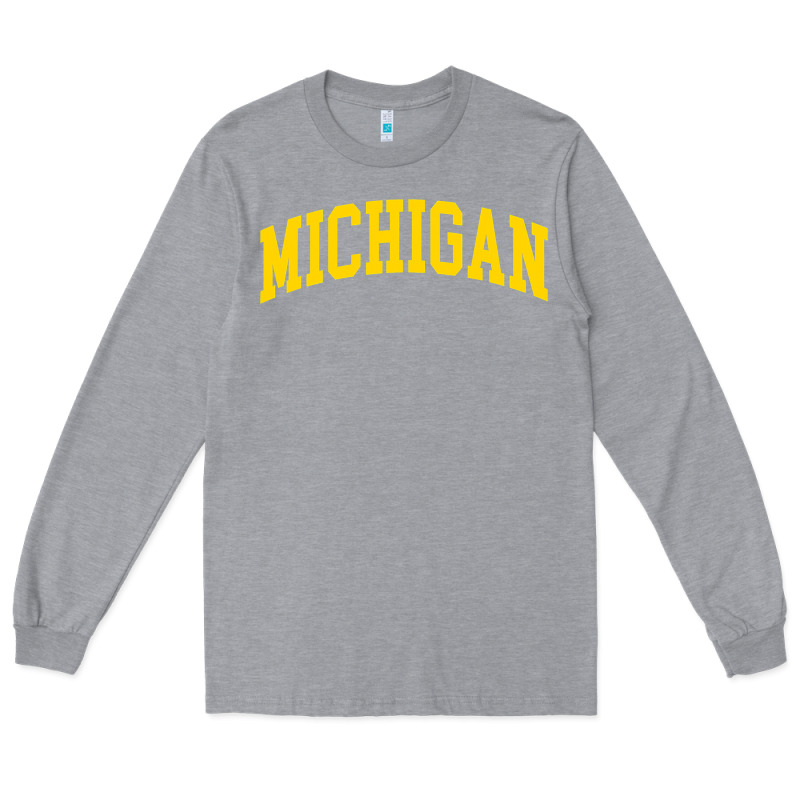 Michigan - Throwback Design - Classic , Best Gift, Costume, Halloween, Long Sleeve Tee by maiPhamDesign | Teevron