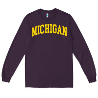 Plum Michigan - Throwback Design - Classic , best gift, costume, halloween, Long Sleeve Tee - maiPhamDesign
