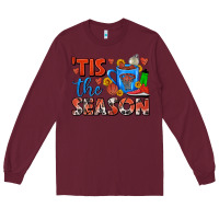 Burgundy tis the season  basketball coffee mug Long Sleeve Tee - FaDigitalArtStudio