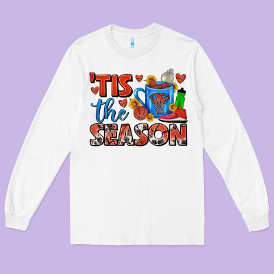Tis The Season  Basketball Coffee Mug Long Sleeve Tee Designed By Fadigitalartstudio