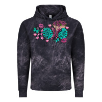 Cloud Black Xoxo Valentine's Day turquoise gemstone Vintage Hoodie - FaDigitalArtStudio