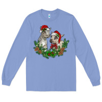 Colony Blue christmas baby goats Long Sleeve Tee - RanaPortraitStore