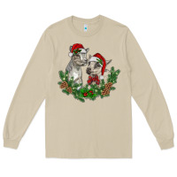 Mushroom christmas baby goats Long Sleeve Tee - RanaPortraitStore