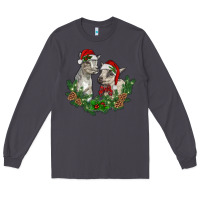 Smoke christmas baby goats Long Sleeve Tee - RanaPortraitStore