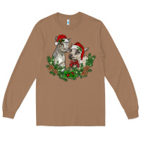Toasted Coconut christmas baby goats Long Sleeve Tee - RanaPortraitStore