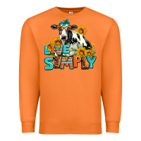 Carrot live simply Premium Sweatshirt - AdoDesignShop