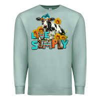 Seafoam live simply Premium Sweatshirt - AdoDesignShop