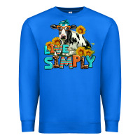 True Royal live simply Premium Sweatshirt - AdoDesignShop