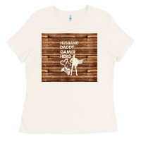 Bone husband daddy gamer hero Ladies Tee - TumblerDesignByShophia
