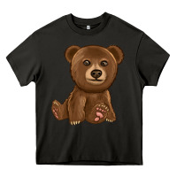 Asphalt bear Heavy Core Tee - texasbilliewilder