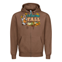 Chestnut welcome fall gnome Zipper Hoodie - BarkalooDesign