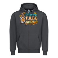 Smoke welcome fall gnome Zipper Hoodie - BarkalooDesign