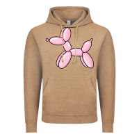 Vintage Coffee balloon dog pink Vintage Hoodie - maiPhamDesign