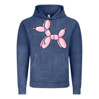 Vintage Denim balloon dog pink Vintage Hoodie - maiPhamDesign