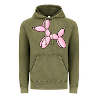 Vintage Olive balloon dog pink Vintage Hoodie - maiPhamDesign