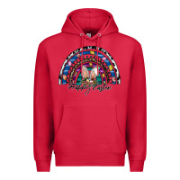 Cardinal happy easter rainbow Premium Hoodie - CowhideDigitalArt