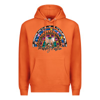 Carrot happy easter rainbow Premium Hoodie - CowhideDigitalArt