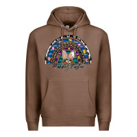 Chestnut happy easter rainbow Premium Hoodie - CowhideDigitalArt