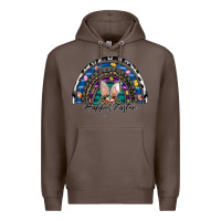 Coffee happy easter rainbow Premium Hoodie - CowhideDigitalArt