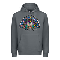 Rock happy easter rainbow Premium Hoodie - CowhideDigitalArt