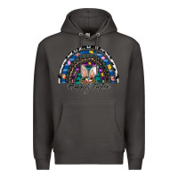 Smoke happy easter rainbow Premium Hoodie - CowhideDigitalArt