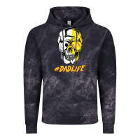 Cloud Black Dad life Sugar Skull for Soccer Softball Halloween Costume Vintage Hoodie - maiPhamDesign