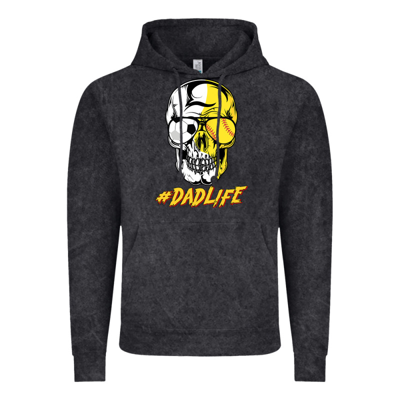 Dad Life Sugar Skull For Soccer Softball Halloween Costume Vintage Hoodie by maiPhamDesign | Teevron